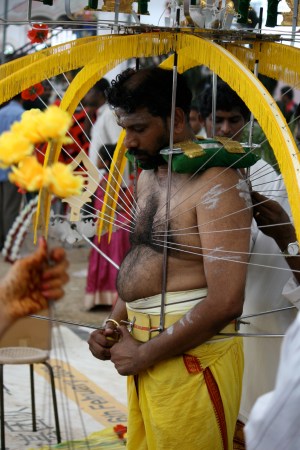 Man with kavadi