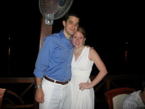 Post Motorcycle Ride.  We're on a boat.