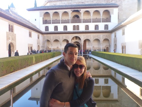 With my handsome guy in one of the most beautiful places I've ever seen!