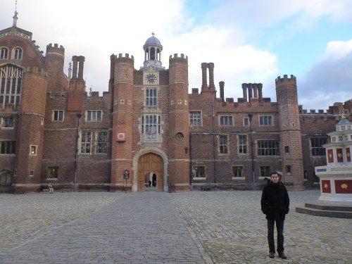 We checked out Hampton Court Palace...