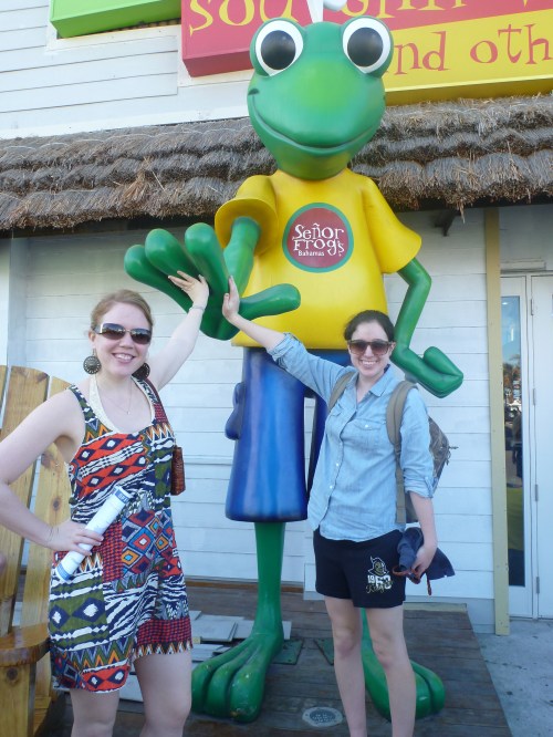 Of course, we had to stop at Senor Frogs!