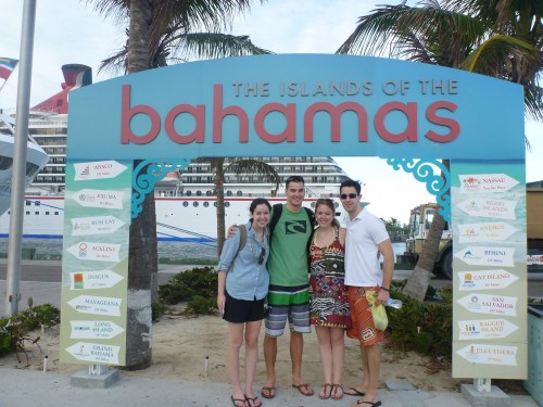 Greetings from the Bahamas!