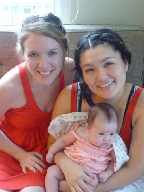 And, in Manila, I got to see my dear friends Yoshie and Patrick and meet their new little girl, Mona!