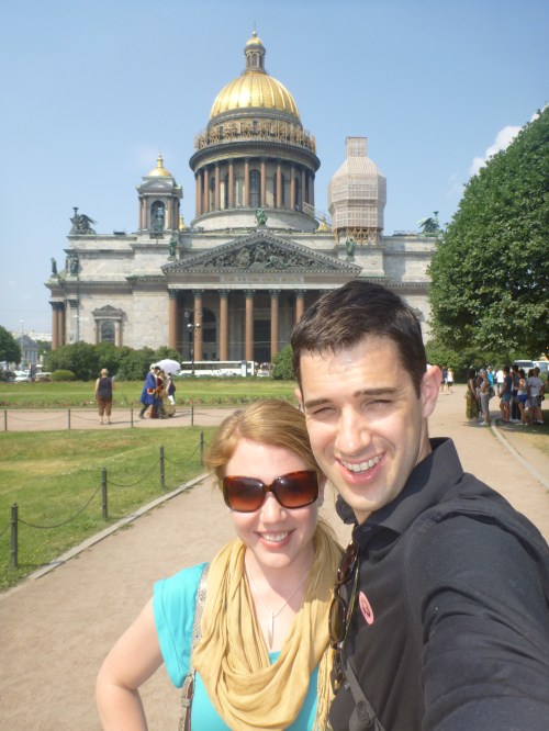 Saint Isaac's Cathedral.  Look at all that gold!