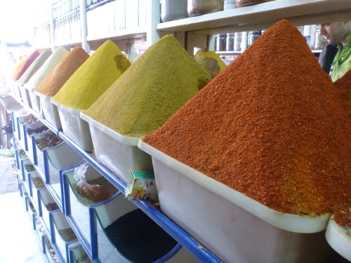 Mountains of spices!