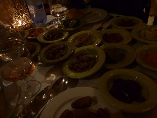 We certainly sampled a lot of salads!