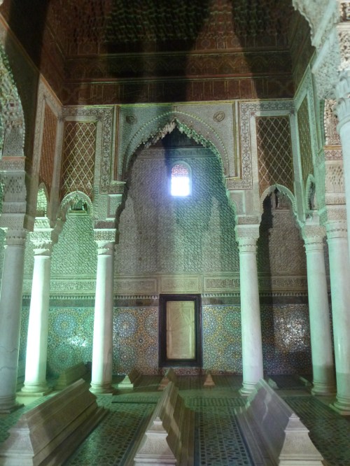 The most ornate section of the tombs