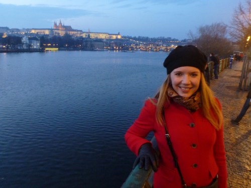 The Castle District across the river