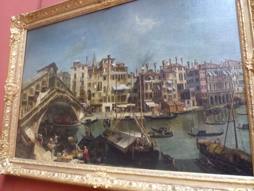 John discovered the veduta style of painting at the Hermitage.  It's now one of his favourites!