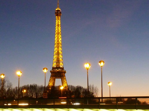 Eiffel Tower at night
