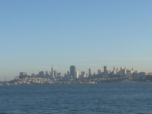 Ferry back to Fisherman's Wharf:  San Fran Skyline.  