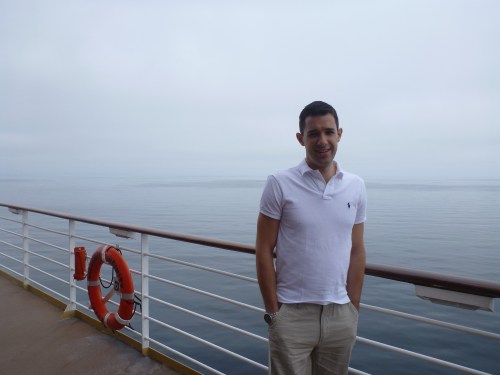 Leaving Harwich--ready for the adventure!