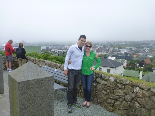 Torshavn from the hilltop