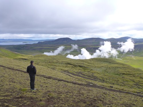 Watching the steam escape