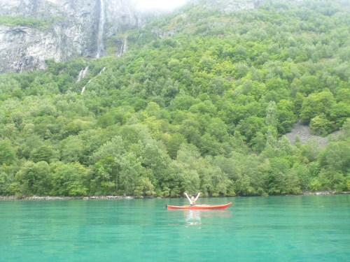 The water was soooo blue