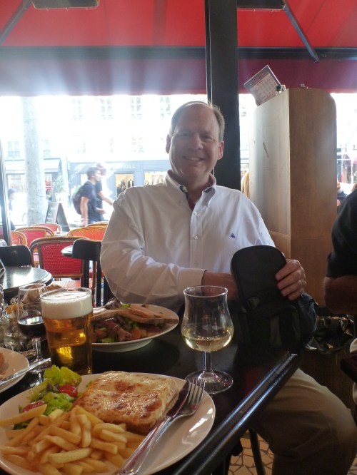 Daddy is excited to be in Paris!