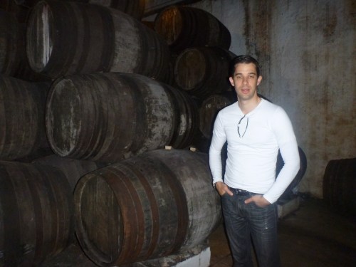 Checking out the port barrels