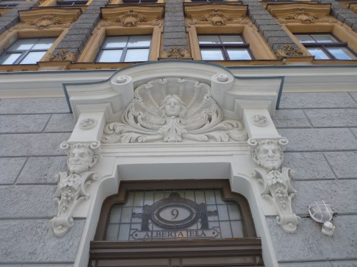 Alberta iela:  a street full of art nouveau architecture