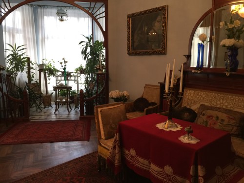 The interior was decorated for the period as well