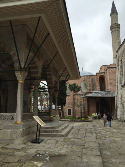 Inside the tomb complex