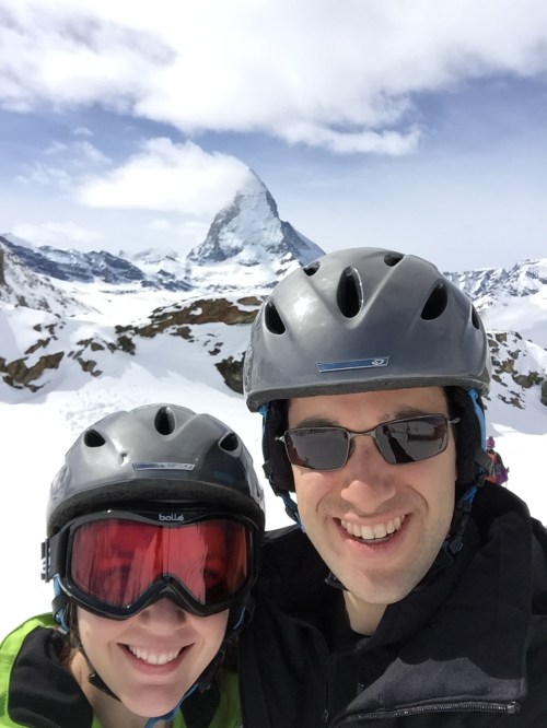 On top of the world! Skiing the Alps!