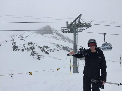 John skiing the Alps!