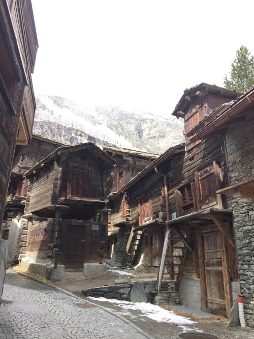 Hinterdorf--the oldest part of Zermatt.