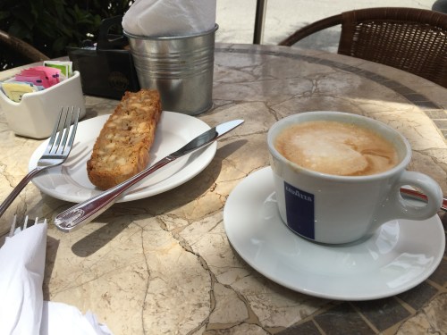 Girls' Shopping Day--coffee and biscotti to kick it off!!!