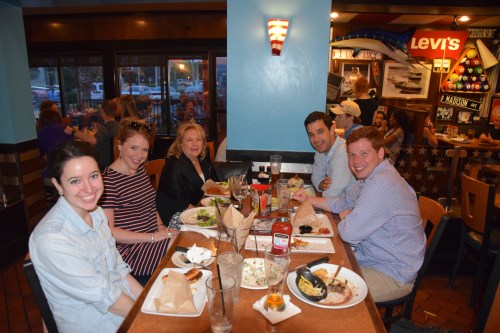 Last dinner in Orlando! So glad Lucy could join us!