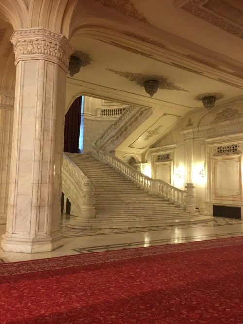 So. much. marble. And all sourced from Romania.