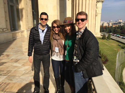 The Stewarts and the Candetos do Bucharest!