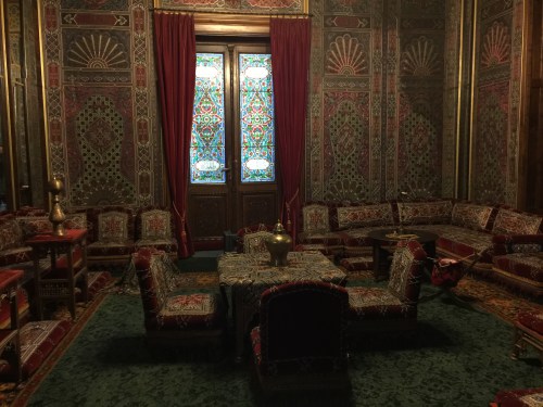 And a smoking room...