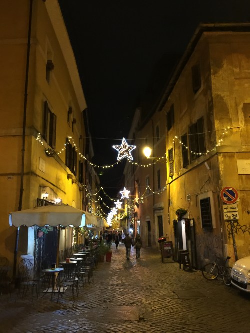 Lovely stroll back to the hotel...