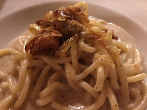 Cacio e pepe. Our FAVOURITE DISH from the entire trip :)