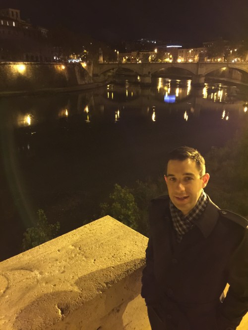 The scene of a James Bond chase scene from Spectre.