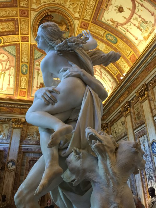 Bernini's work is amazing. The marble looks like skin!