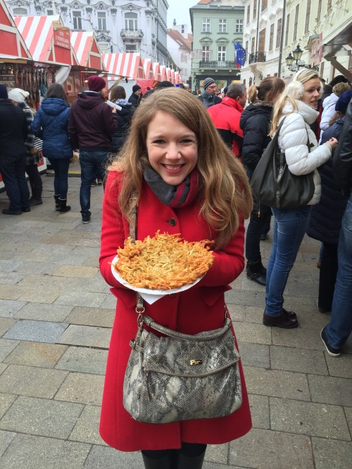 So excited for my giant potato pancake!